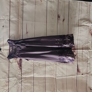 RW & Co. Grey/purple/cream floral dress - medium